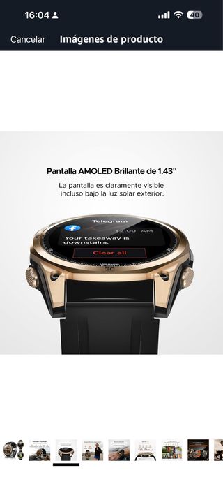 DOOGEE Reloj Inteligente Militar Táctico