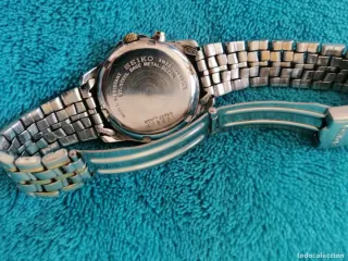 Reloj Seiko Kinetic Oro y Acero