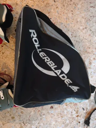 Patines en línea Rollerblade + protecciones