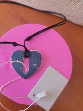 Collar con corazón plata Tous