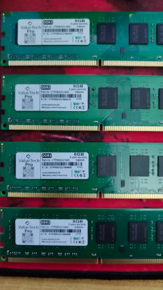 Componentes PC,precio de cada uno en descripción.