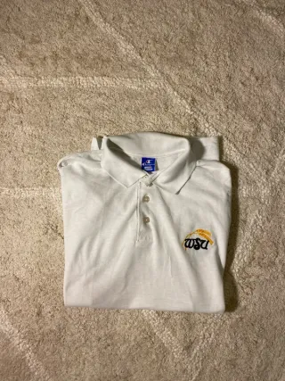 Polo Champion Blanco Retro Vintage