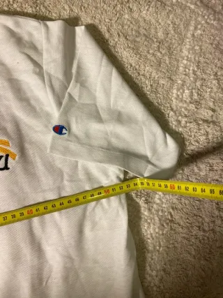 Polo Champion Blanco Retro Vintage