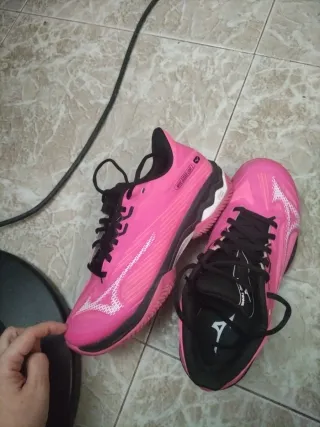 Zapatillas Padel Mujer Asics Rosa