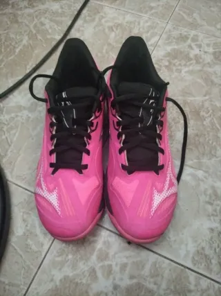 Zapatillas Padel Mujer Asics Rosa