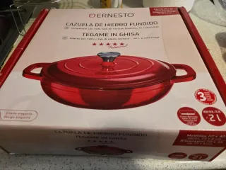 Cacerola Ernesto 25 cm Roja