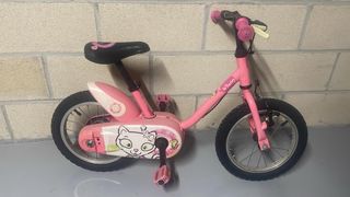 Bicicleta infantil rosa 14”