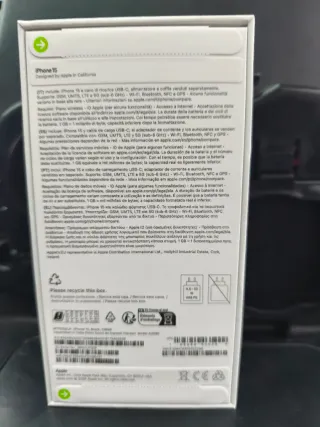 iPhone 15 128 gigas sin abrir