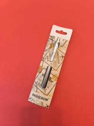 Bolígrafo Inoxcrom recargable. Precio unidad.