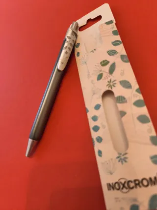 Bolígrafo Inoxcrom recargable. Precio unidad.