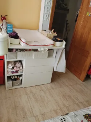 Mueble cambiador bebé como nuevo