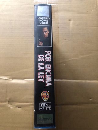 VHS Por Encima de la Ley Steven Seagal