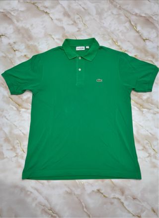 Polo Lacoste Originale Verde Classic Fit Taglia M