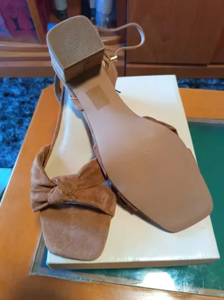 Sandalias Ana Field Beige/Marrón