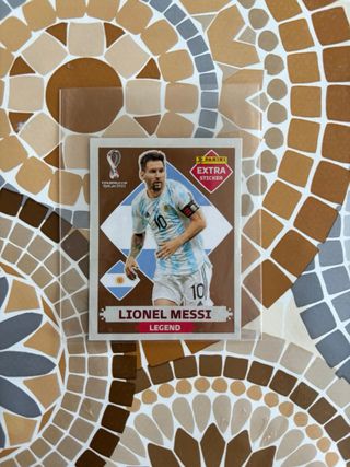 Cromo Lionel Messi Extra Sticker Bronce