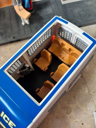 Pack estación Policía PlayMobil+ Helicóptero+Coche