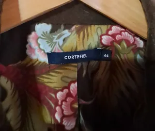 Abrigo Cortefiel terciopelo mujer