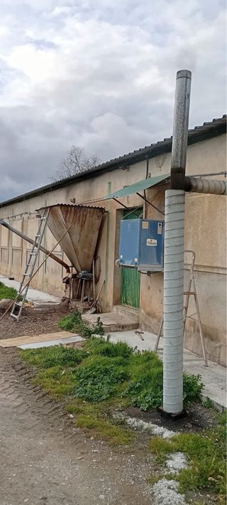 Estufa biomasa para nave avícola/invernaderos, etc