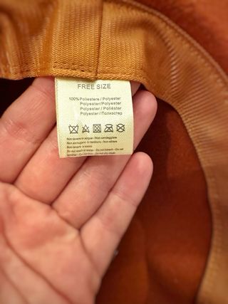 Sombrero boho chic color teja