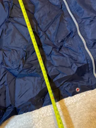 Cortavientos Y2K Retro Deportivo Azul Rojo