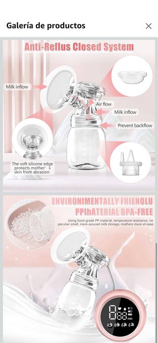 Sacaleches Eléctrico Doble Anluomania