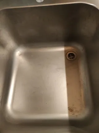 Lavabo industrial de acero inoxidable