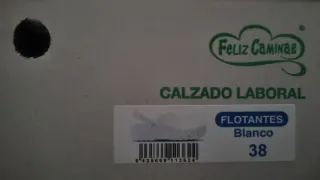 Zuecos Sanitarios Felizcaminar Talla 38