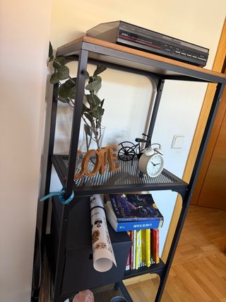 Estantería Diseño Industrial Madera y Metal