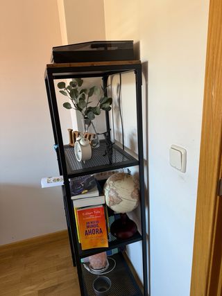 Estantería Diseño Industrial Madera y Metal