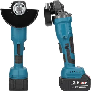Amoladora Angular Inalámbrica 21V + 2 baterías