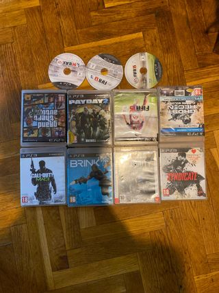 Lote Juegos PS3: FIFA, GTA, Call of Duty