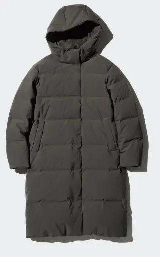 Chaqueta larga plumífero Uniqlo Talla L