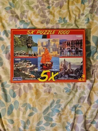 Puzzle 5x 1000 Sitios del Mundo