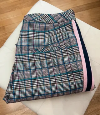 Pantalones Minueto cuadros talla S