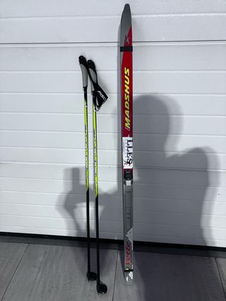 Esquís de fondo Madshus niño + bastones