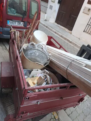 Andamio y herramientas de construcción