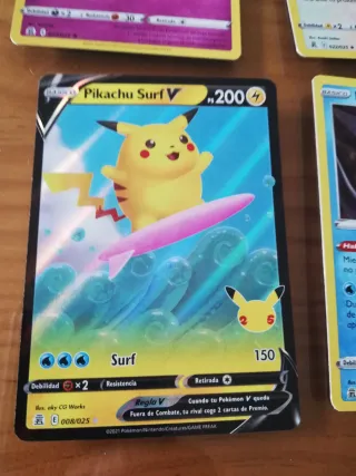 Lote Cartas Pokémon 25 Aniversario