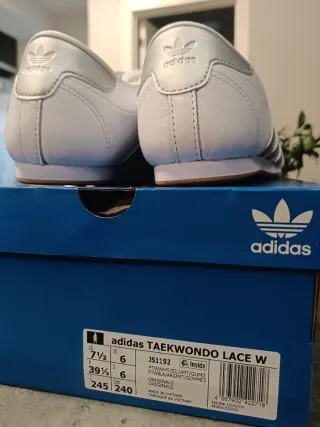 Adidas Taekwondo Lace W Zapatillas Blancas Plata