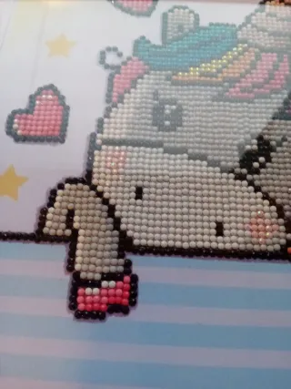 Quadro Diamond Painting Unicorno 30x36