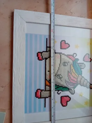 Quadro Diamond Painting Unicorno 30x36