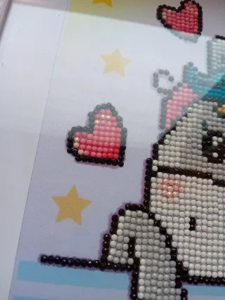 Quadro Diamond Painting Unicorno 30x36