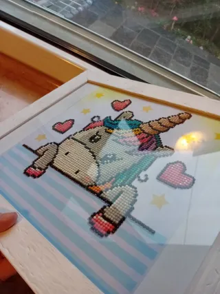 Quadro Diamond Painting Unicorno 30x36