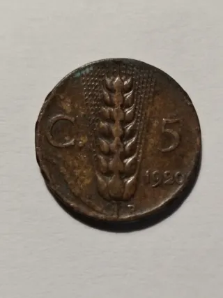 Moneta 5 Centesimi 1920