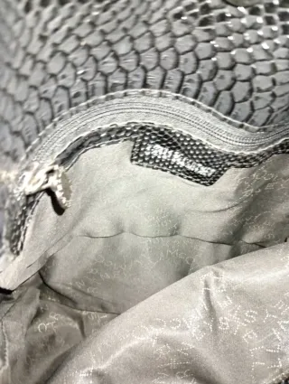 Borsa Stella McCartney nera e argento