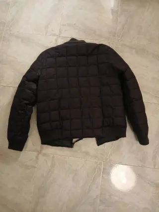 Giacca bomber a quadri uomo double face