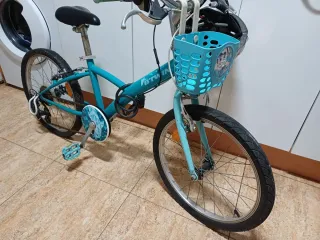 Bicicleta infantil B'TWIN azul