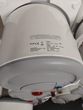 Termo Eléctrico CABEL 30L (1 mes uso)