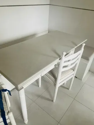 Sillas de cocina blancas