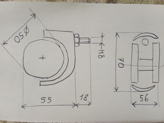 ferramenta 4 RUOTE GIREVOLI CULLE, TAVOLI