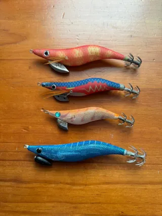 Pajaritos de pesca